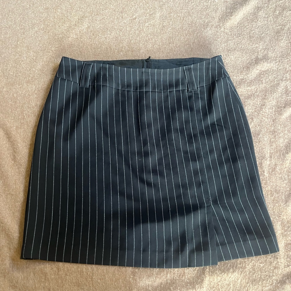 Adidas Pencil Mini Skirt Gray Blue Work